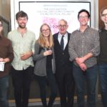 2019 Citrin Award lecture - Peter Hart with students